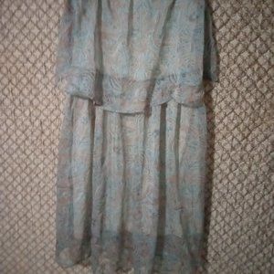 Willow and clay sheer dress